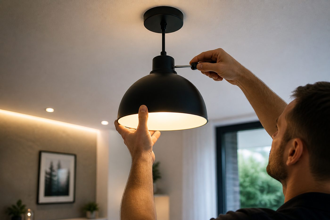 Installierte Beleuchtung
